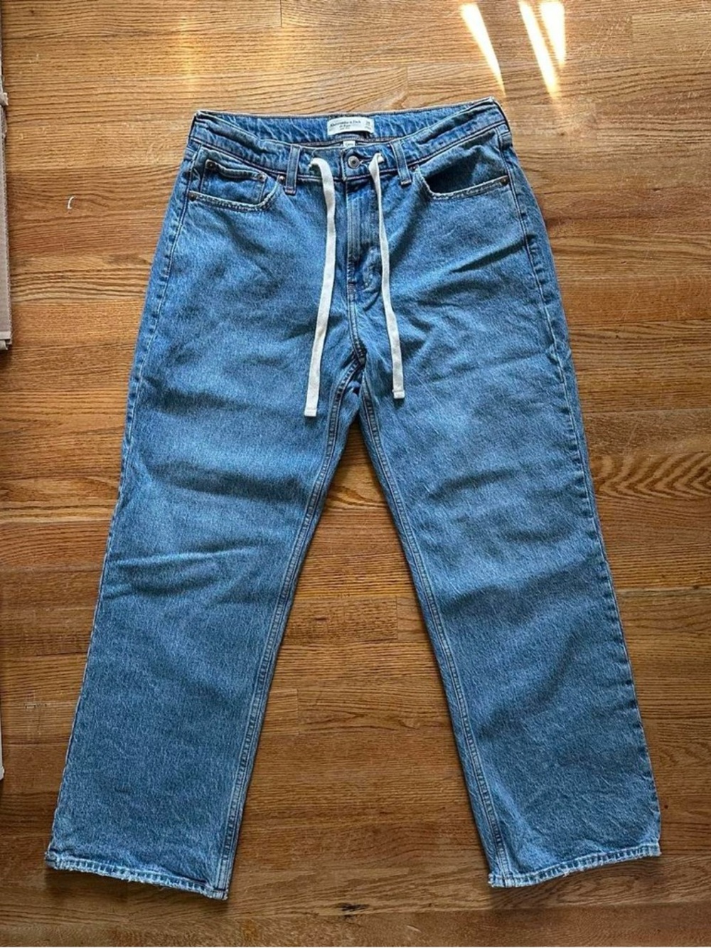 Abercrombie and Fitch baggy low rise jeans